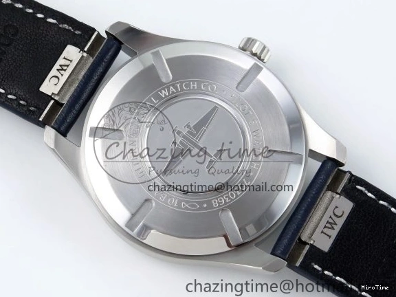 MIROTIME 0508 DailyWear Pilot Mark XX BLSF 1:1 Best Edition Blue Dial on Blue Leather Strap MIYOTA 7022